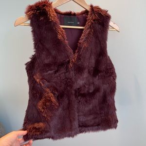 Talula Aritzia faux fur vest
